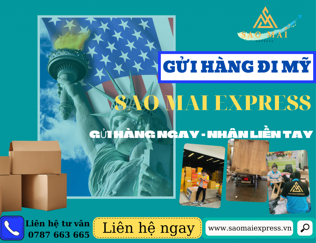 GỬI HÀNG ĐI MỸ TẠI SAO MAI EXPRESS